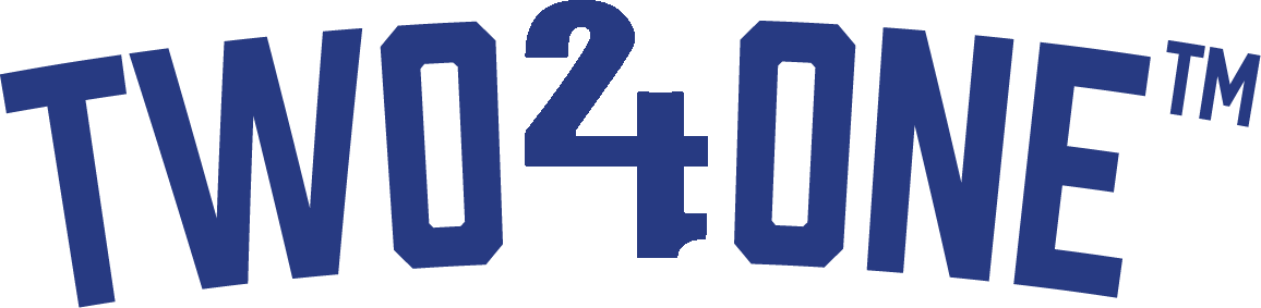 TWO4ONE Logo Text blauw